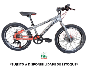 Bicicleta Aro 20 Bradox Aluminio 7 marchas com freio a disco