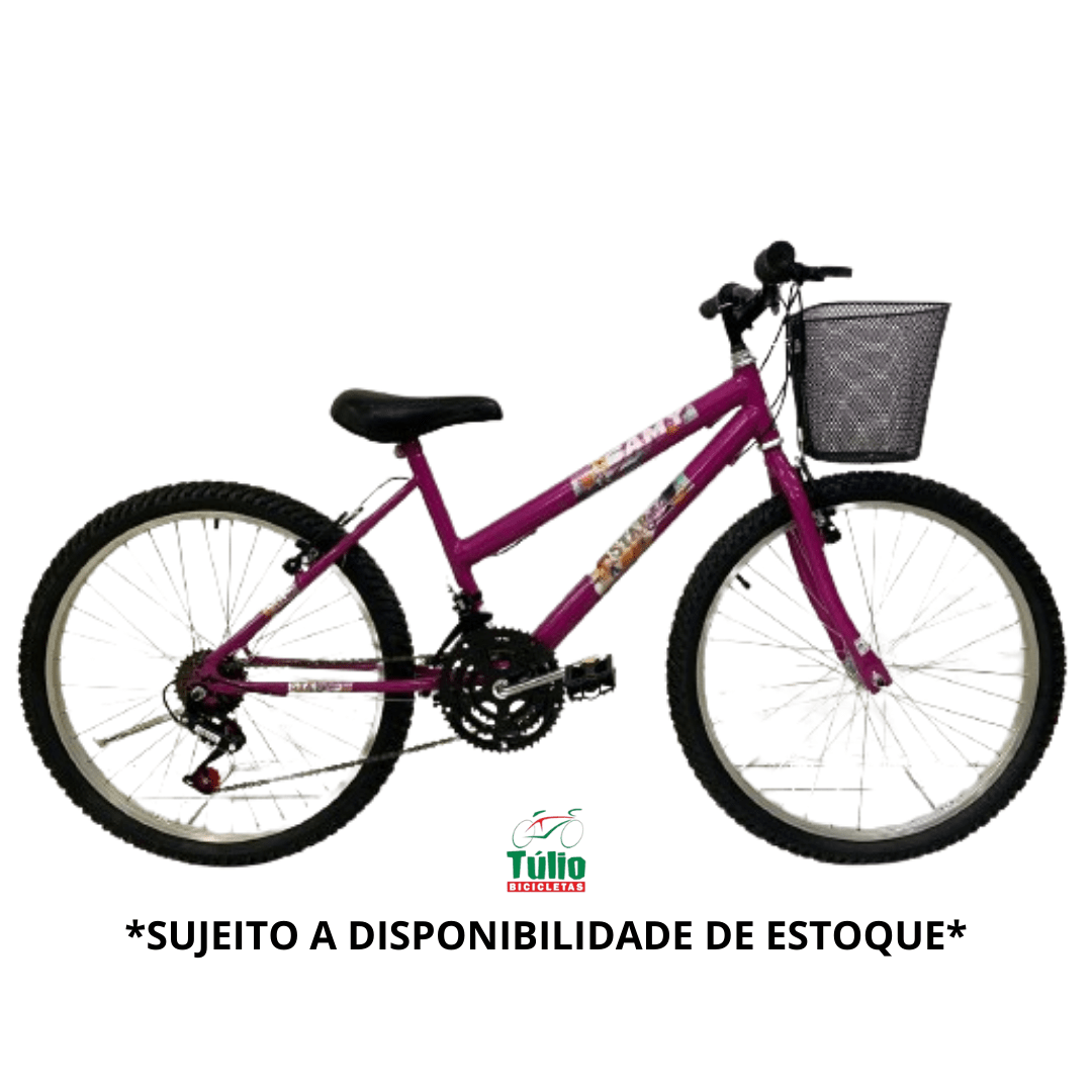 Bicicleta Aro 24 Feminina 18 Marchas