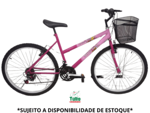 Bicicleta Aro 26 Feminina 18 marchas