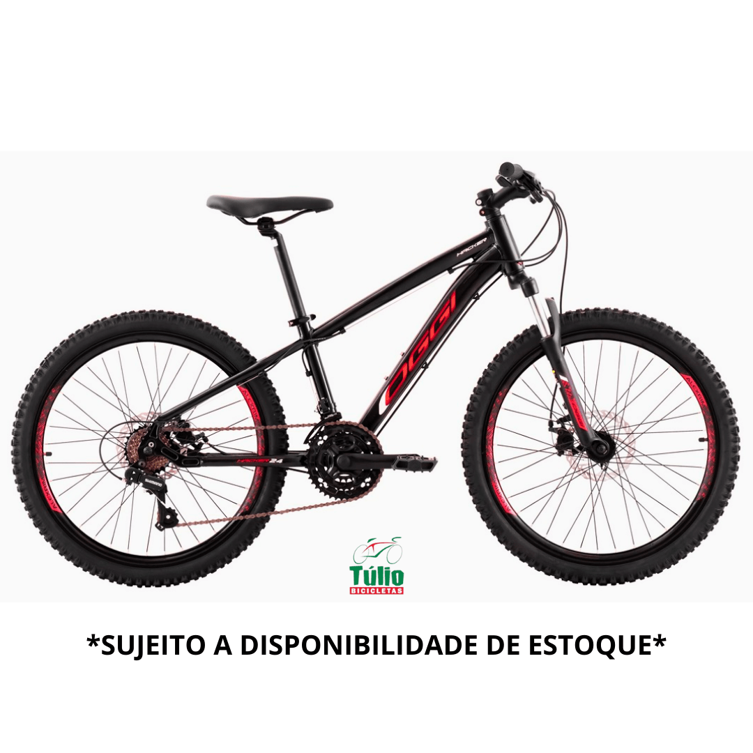 Bicicleta Aro 24 Masculina Hacker 21 marchas OGGI